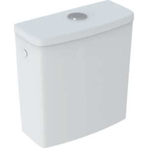 Geberit Renova cistern 227780600 surface-mounted, dual flush, water connection on the side, white KeraTect