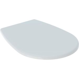 Geberit Renova WC seat 572165000 white, without soft-close, fastening from below, hinges stainless steel