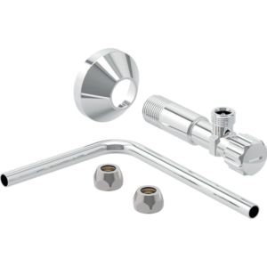 Geberit de raccordement d&#39;eau match0 sur le côté 3/8 &quot;243743211 chromé brillant