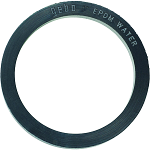 Gebo drinking water seal EPDM V00365600 for malleable cast iron clamp connection steel pipe, Ø 17.2 mm, 3/8&quot;