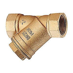 Giacomini Schmutzfänger R74A R74AY107 1 1/2" IG, Messing, Edelstahlsieb