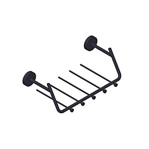 Giese Gifix Uno guest towel basket 33076-14 with 5 hooks, matte black