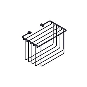Giese guest towel basket 30177-14 300 x 200 x 185 mm, matte black