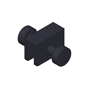 Giese SKY Hakenleiste 31947-14 2-teilig, schwarz matt