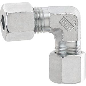 GOK angle screw connection 0771000 12 x 12 mm, L series, with steel cutting ring type D