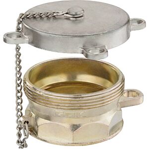 GOK filling pipe closure 1503002 IG Rp 2 x AG G 2 1/2, with NBR seal, for Germany and Italy