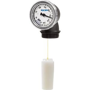 GOK level indicator 1527600 for heating oil diesel AdBlue tanks 0–250 cm external thread 1 1/2&quot;