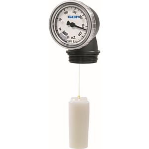 Indicateur de niveau GOK 1527600 pour réservoirs de fioul domestique et diesel AdBlue 0–250 cm filetage extérieur 1 1/2&quot;