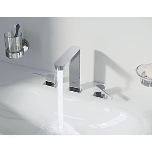 Grohe Plus washbasin 3-hole faucet 20301003 chrome, with drain fitting
