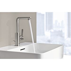 Grohe Lineare L-Size Waschtischarmatur 23296DC1 supersteel, mit Ablaufgarnitur