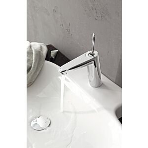 Grohe Eurodisc Joy Waschtischarmatur 23427000 chrom, M-Size, mit Ablaufgarnitur, EcoJoy