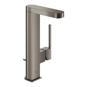Grohe Plus single-lever basin mixer 23851AL3 L-Size, swivel spout 90 degrees, hard graphite brushed