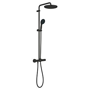 Grohe Vitalio Start System 250 système de douche 266772431 avec mitigeur thermostatique pour montage mural noir mat