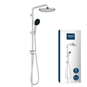 Grohe Vitalio Start System 250 Flex système de douche 26680001 avec inverseur pour montage mural chromé
