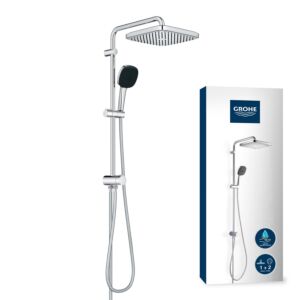 Grohe Vitalio Comfort 250 Flex système de douche 26698001 avec inverseur pour montage mural chromé