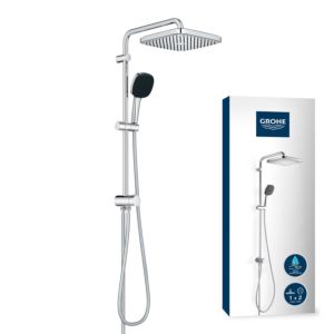 Grohe Vitalio Comfort 250 Flex shower system 26698001 with diverter for wall mounting chrome