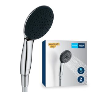 Grohe Vitalio Start 110 hand shower set 2696010E 2 spray types (RAIN, JET) chrome