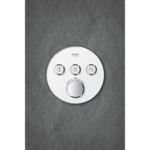 Grohe Grohtherm Smartcontrol Brausethermostat 29904LS0, moon white, mit 3 Absperrventilen