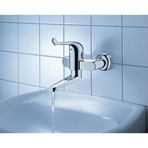 Grohe Euroeco Special wash basin faucet 32792000 chrome, projection 196mm, wall mounting