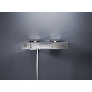 GROHE Mitigeur thermostatique 2 sorties 1/2" chromé, montage mural, DN 15
