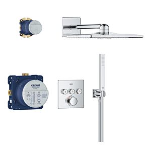 Grohe Precision SmartControl Duschsystem 34875000 Unterputz mit Vitalio SmartActive 310 Cube, chrom