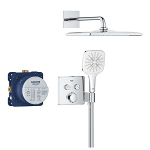Grohe Precision SmartControl Duschsystem 34876000 Unterputz mit Vitalio Rain Mono 310 Cube, chrom