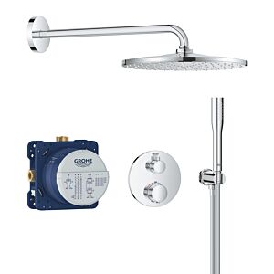 Grohe Precision Thermostat Duschsystem 34880000 Unterputz mit Vitalio Rain Mono 310, chrom