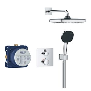 Grohe Precision système de douche thermostatique 34882000 encastré avec Vitalio Comfort 250, chromé