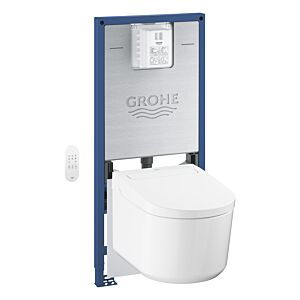 WC-douche Grohe Sensia 36509SH0 avec kit 4 en 1 Rapid SLX pour WC, hauteur 1,13 m, blanc alpin