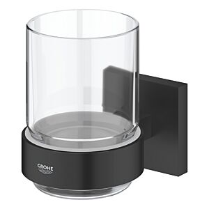 Grohe Start Cube verre avec support 410972430 noir mat