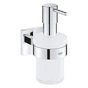 Distributeur de savon Grohe Start Cube avec support 41098000 chromé