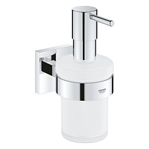 Distributeur de savon Grohe Start Cube avec support 41098000 chromé
