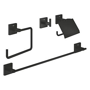 Grohe Start Cube ensemble d&#39;accessoires 4-en-1 411152430 noir mat