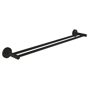 Grohe Start double porte-serviettes 412032430, 654 mm, noir mat