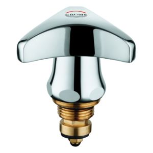Grohe Oberteil 3/8", rot, chrom, Trecorn Griff