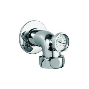 Grohe Abgangsbogen 12444, chrom DN 32, 11/2"x11/4" Aussengewinde, m. Thermometer