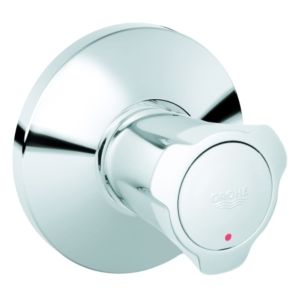 Grohe Unterputz-Ventil-Oberbau Costa neu chrom, Markierung rot, 20-200 mm