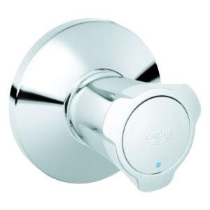 Grohe Costa Unterputzventil 19854001 chrom, Markierung blau, mit Schubrosette