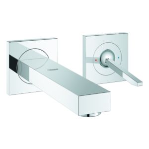 Grohe Eurocube Joy Waschtischarmatur 19997000 chrom, 2 Loch Wandarmatur, Ausladung 171 mm