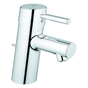 Grohe mitigeur lavabo Concetto 23060001 chromé , basse pression, avec garniture de vidage