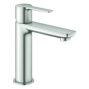 Grohe Lineare S-Size Waschtischarmatur 23106DC1 supersteel, mit Push-open Ablaufgarnitur