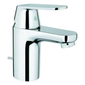 Grohe Eurosmart Waschtischarmatur 2337700E Cosmopolitan, chrom, SilkMove ES, Ablaufgarnitur