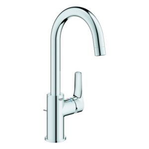 Grohe Eurosmart Waschtischarmatur 23537003 1/2", L-Size, mit Ablaufgarnitur, Temperaturbegrenzer, chrom