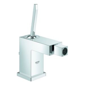 Grohe Eurocube Joy Bidetarmatur 23664000 chrom, mit Ablaufgarnitur