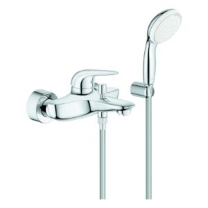 Grohe Eurostyle Wannenarmatur 2372930A chrom, mit Wannenset, Hebel geschlossen