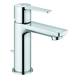 Grohe Lineare XS washbasin faucet 23790001 chrome, with drain fitting, middle position cold