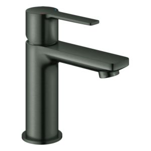 Grohe Lineare mitigeur lavabo 23791AL1 graphite dur brossé, taille XS, corps lisse, push-open garniture de vidange