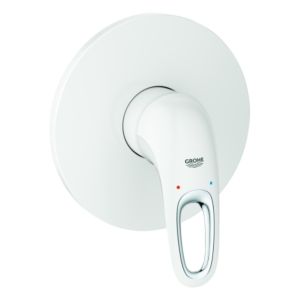 Grohe Eurostyle set de montage de finition 24048LS3 blanc lune, mitigeur de douche à encastrer