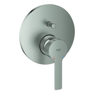 Grohe Lineare 24064DC1 supersteel, mitigeur monocommande de bain encastré
