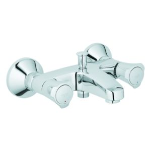 Grohe Costa Mitigeur de bain 2 manettes 25450001 chromé , apparent